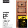 Dortello Studded Single Stable Door 2.030m(h) X 813mm(w) 713496