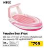 Intex Paradise Boat Float 850030407