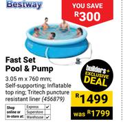 Bestway Fast Set Pool & Pump 456879