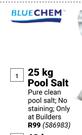 Blue Chem Pool Salt 586983-25kg
