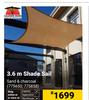 3.6m Shade Sail 7756050, 775658