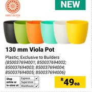 130mm Viola Pot-Each