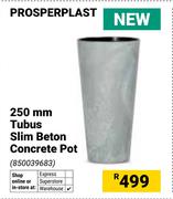 Prosperplast 250mm Tubus Slim Beton Concrete Pot 850039683