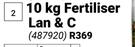 Wonder 10Kg Fertiliser Lan & C (487920)