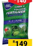 Protek 5Kg Lawn & Foliage Fertiliser 7:1:3 (752003)