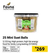 Fauna 25 Mini Suet Balls (572805)