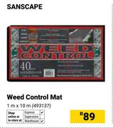 Sanscape Weed Control Mat 1m x 10m (493137)