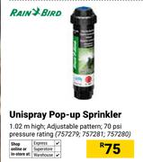 Rainbird Unispray Pop Up Sprinkler (757279,757281,757280)