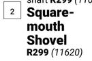 Lasher Sqaure Mouth Shovel (11620)