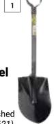 Lasher Round Nose Shovel (11621)