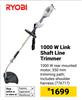 Ryobi 1000W Link Shaft Line Trimmer 776717