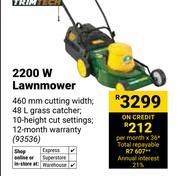 Trimtech 2200W Lawnmower 93536