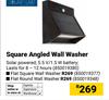 Solar Flair Square Angled Wall Washer 850019380