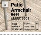 Kingfisher Patio Armchair (850019908)