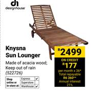 Design House Knysna Sun Lounger (522726)