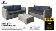 Design House Goa 3 Piece Conversation Set (850002122)