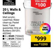 Fired Earth 5L Walls & Ceilings (755662)