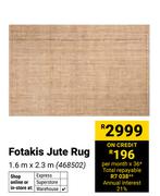 Fotakis Jute Rug 1.6m x 2.3m (468502)
