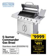 Born Free 5 Burner Commander Gas Braai (850009619)