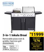 Born Free 3 In 1 Inkulu Braai (850009609)