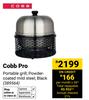Cobb Pro Black Portable Grill 389564