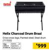 Totai Helix Charcoal Drum Braai 717033