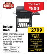 Expert Grill Deluxe Braai 742803