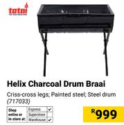 Totai Helix Charcoal Drum Braai 717033