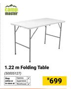 Camp Master 1.22m Folding Table 50005127