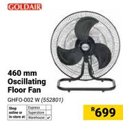 Goldair 460mm Oscillating Floor Fan GHFO-002 W 