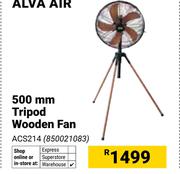 Alva Air 500mm Tripod Wooden Fan ACS214 850021083