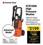 Bennett Read XTR1800 High Pressure Washer 850025790