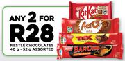 Nestle Chocolates Assorted-For Any 2 x 40g/52g