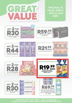 Fresh Stop : Great Value (06 August - 31 August 2025), page 1