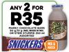 Mars Chocolate Bars 50g/51g (Mars, Snickers Or Twist) Or Steri Stumpie 350ml Assorted-For Any 2