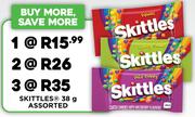 Skittles 38g Assorted-Each