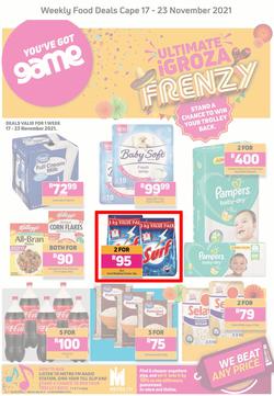 Game Western Cape Food : Ultimate iGroza Frenzy (17 November - 23 November 2021), page 1