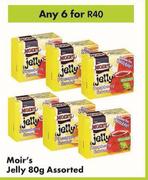 Moir's Jelly Assorted-For Any 6 x 80g