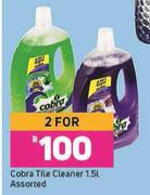 Cobra Tile Cleaner Assoretd-For 2 x 1.5Ltr
