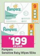 Pampers Sensitive Baby Wipes-504 Per Pack
