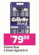 Gillette Blue 3 Smart Hybrid-6's+3's 