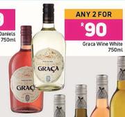 Graca Wine White-For Any 2 x 750ml