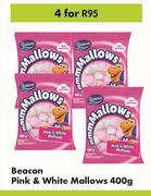 2Beacon Pink & White Mallows-For 4 x 400g