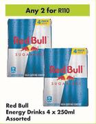 Red Bull Energy Drinks Assorted-For Any 2 x 4 x 250g