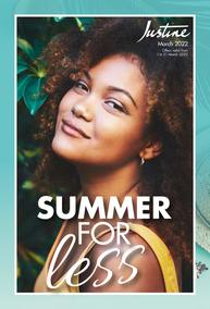 Justine : Summer For Less (01 March - 31 March 2022)
