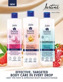 Justine : Effective, Targeted Body Care (01 March - 31 March 2024)