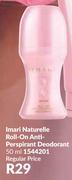 Avon Imari Naturelle Roll On Anti Perspirant Deodorant (1544201)-50ml