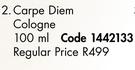 Carpe Diem Cologne 1442133-100ml