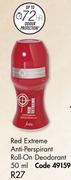Red Extreme Anti-Perspirant Roll-On Deodorant-50ml
