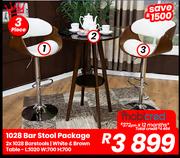 1028 3-Piece Bar Stool Package